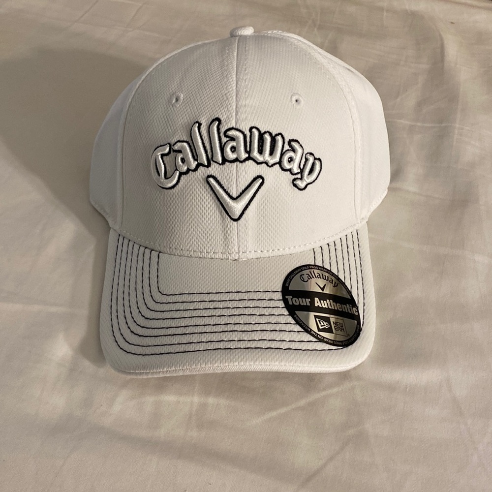 Callaway Mesh Fitted Tour Cap (White)